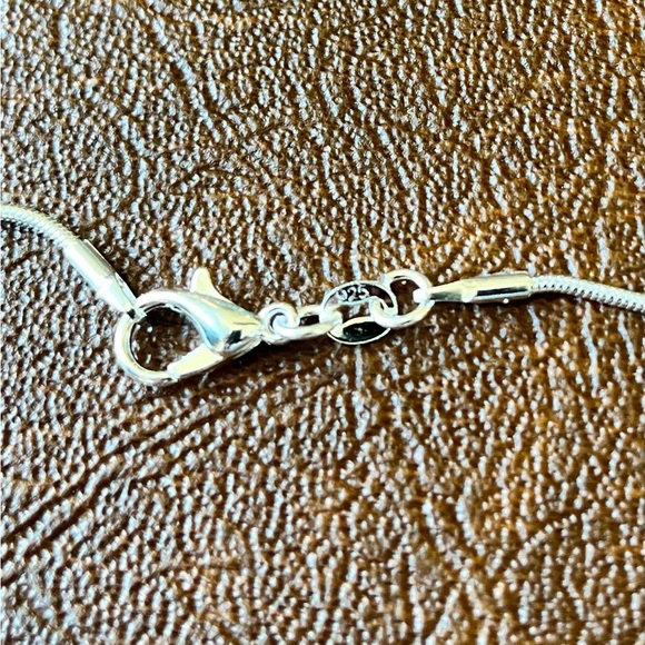 20” Sterling Silver Necklace. New. Smooth, simple, classy. - Picture 2 of 6